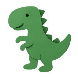 little green dinosaur